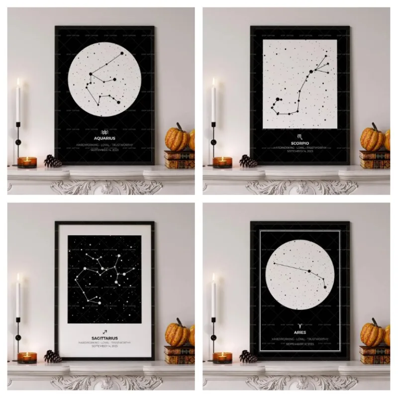 Custom Star Map - Personalized Custom Constellation Star Zodiac Birthday