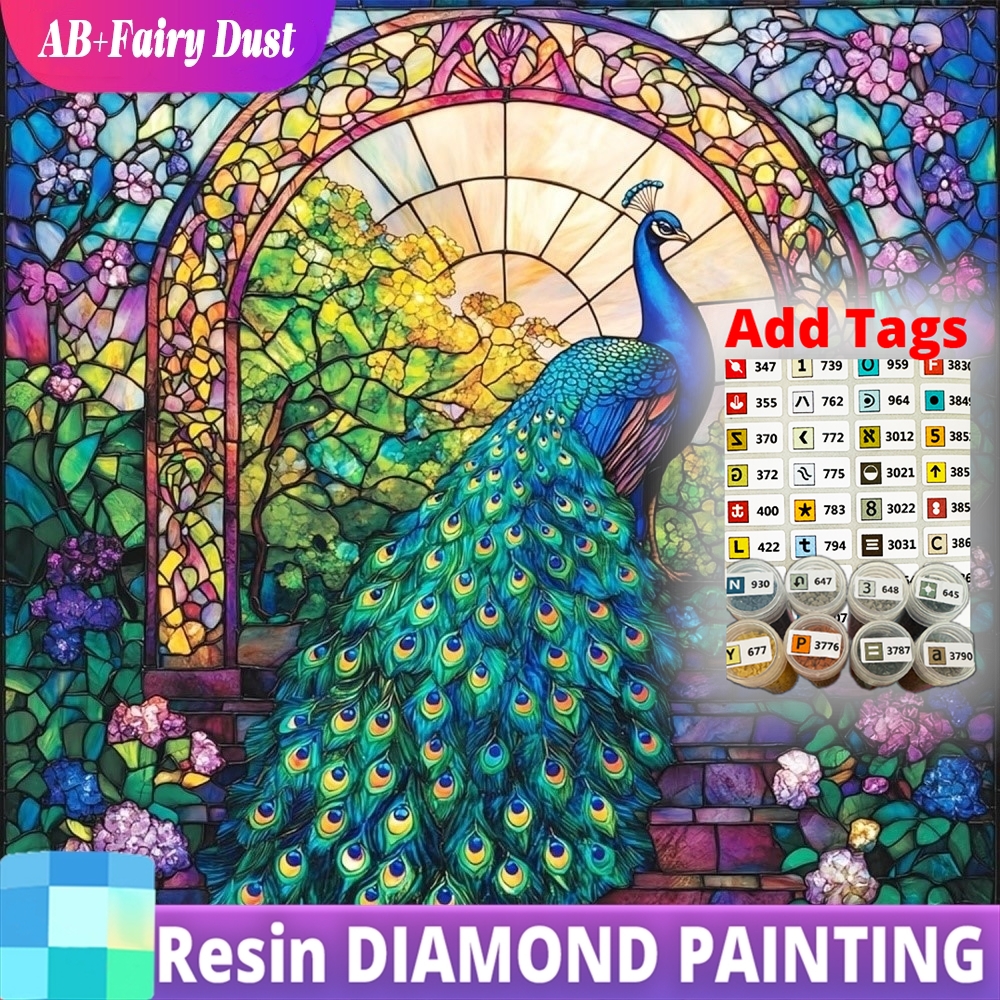 Photo Mosaic Print - Resin Fairy Dust AB 5D DIY