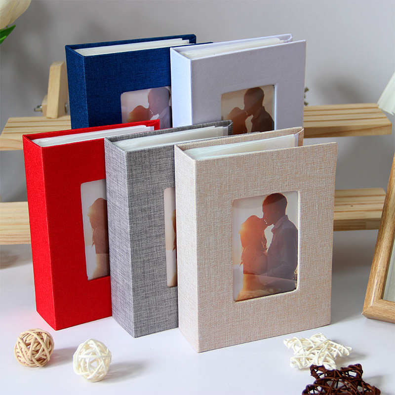 Custom Photo Book - 1 linen cover 6-inch photo album,