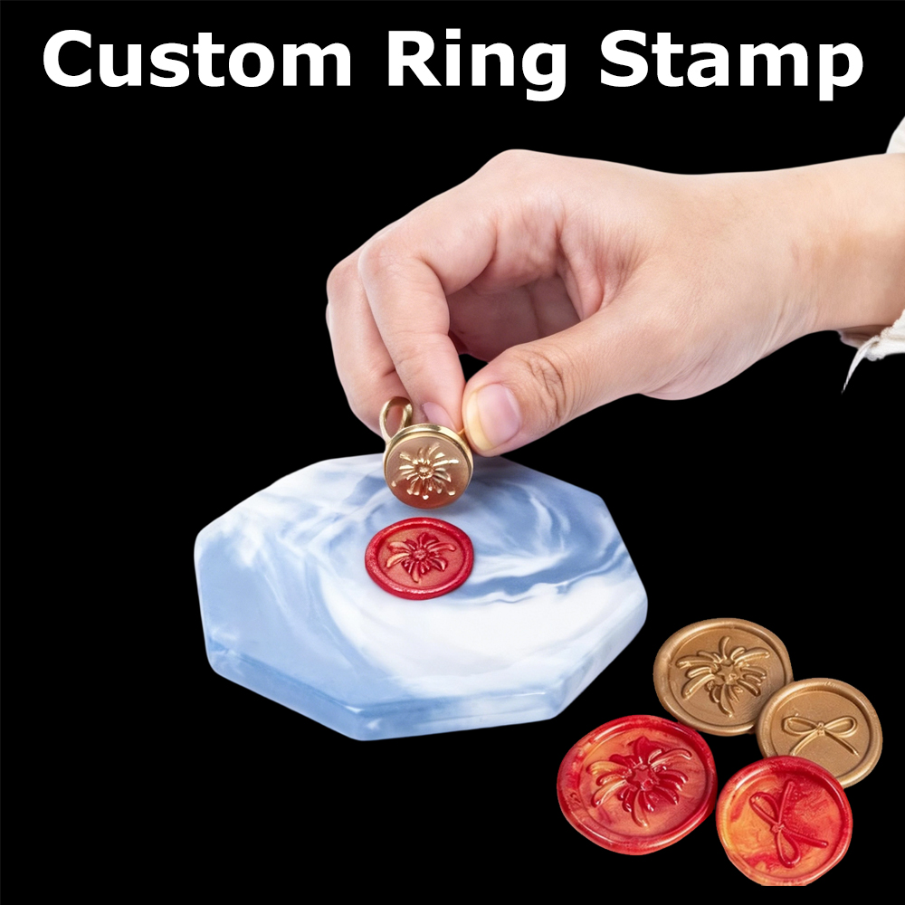 Initial Ring Custom - Personalized Signet Ring Custom Initial Letter