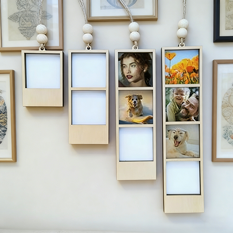 Engraved Wood Frame - Personalized Customization A Small Wooden Photo