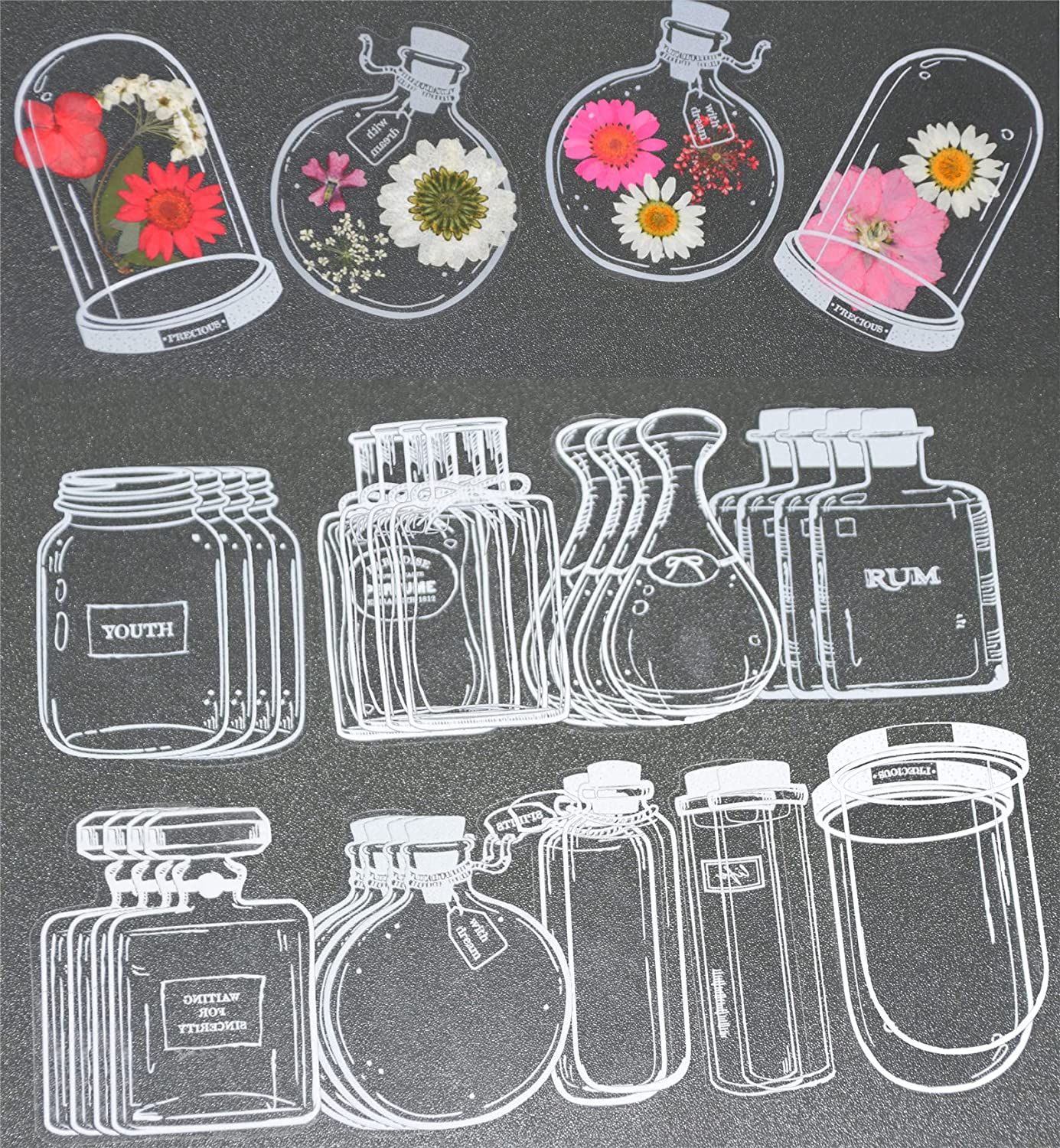 30Pcs DIY Transparent Dried Fl - Dried Flower Bookmark avis et prix