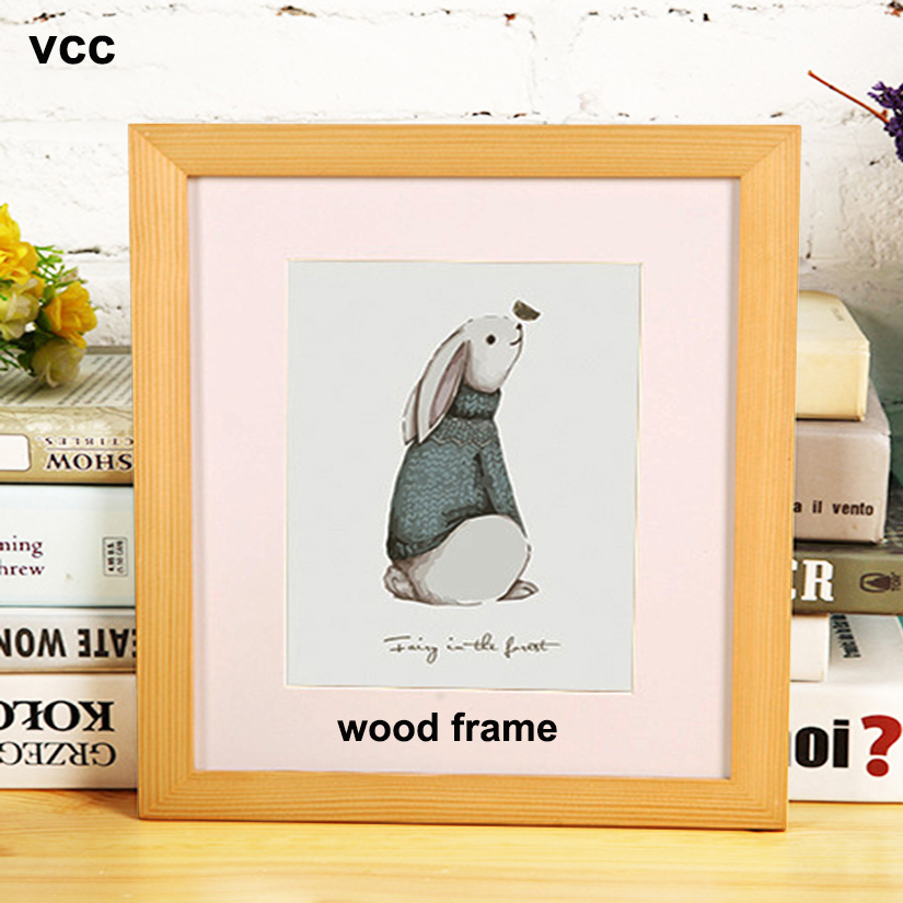 Classic Wooden Square Picture  - Engraved Wood Frame avis et prix
