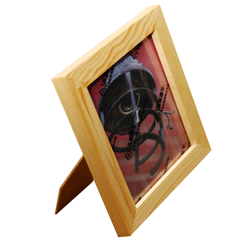 Classic Wooden Square Picture  - Engraved Wood Frame avis et prix