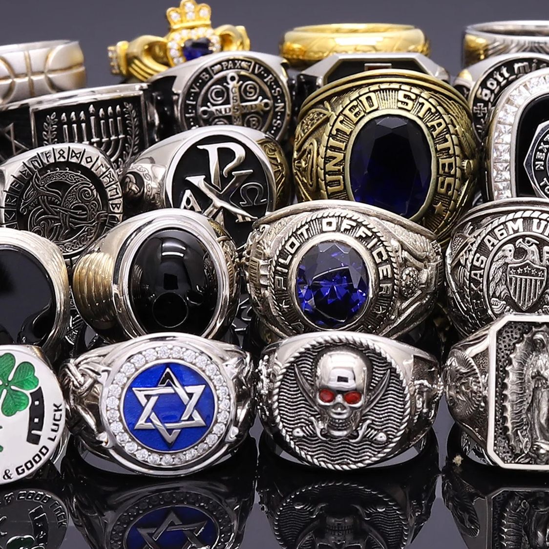 Custom Rings Contact  Us To Ch - Initial Ring Custom avis et prix