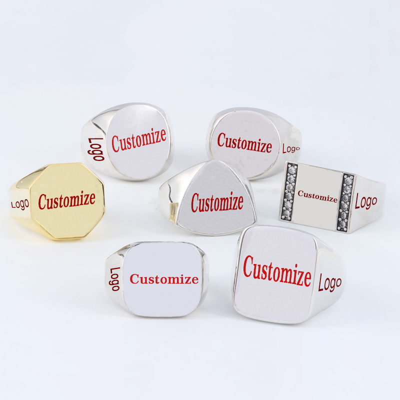 Custom Rings Contact  Us To Ch - Initial Ring Custom avis et prix