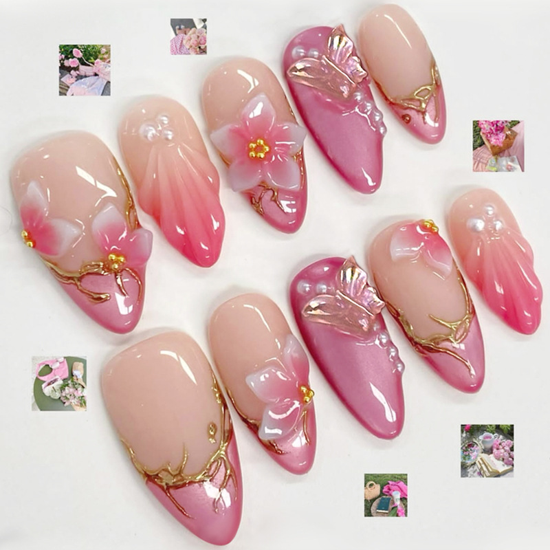24pcs Glossy Shell Pearl Desig - Pressed Flower Art avis et prix
