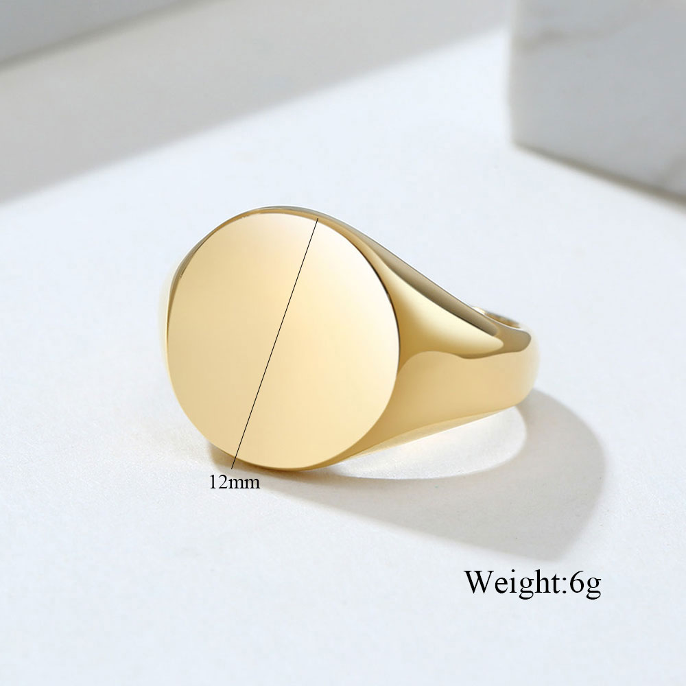 Personalised Initial Engrave C - Initial Ring Custom avis et prix
