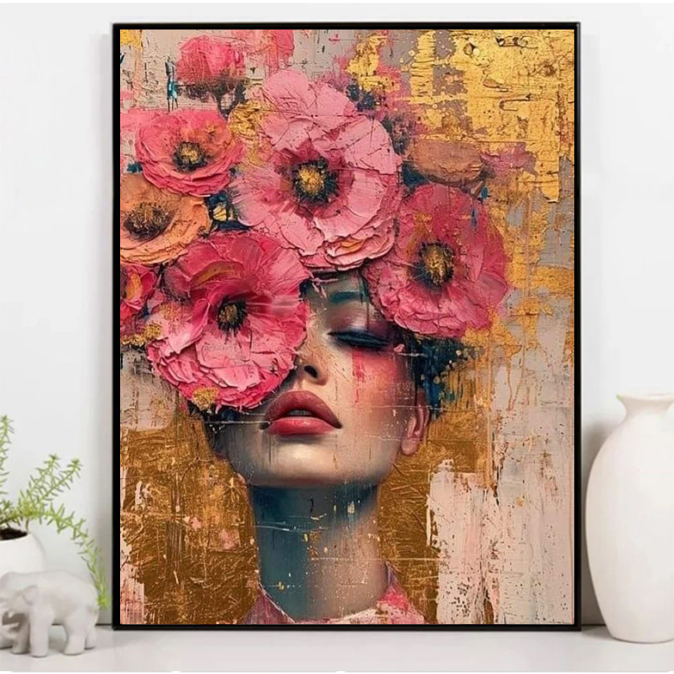 Diamond Painting Beauty Girl D - Photo Mosaic Print avis et prix