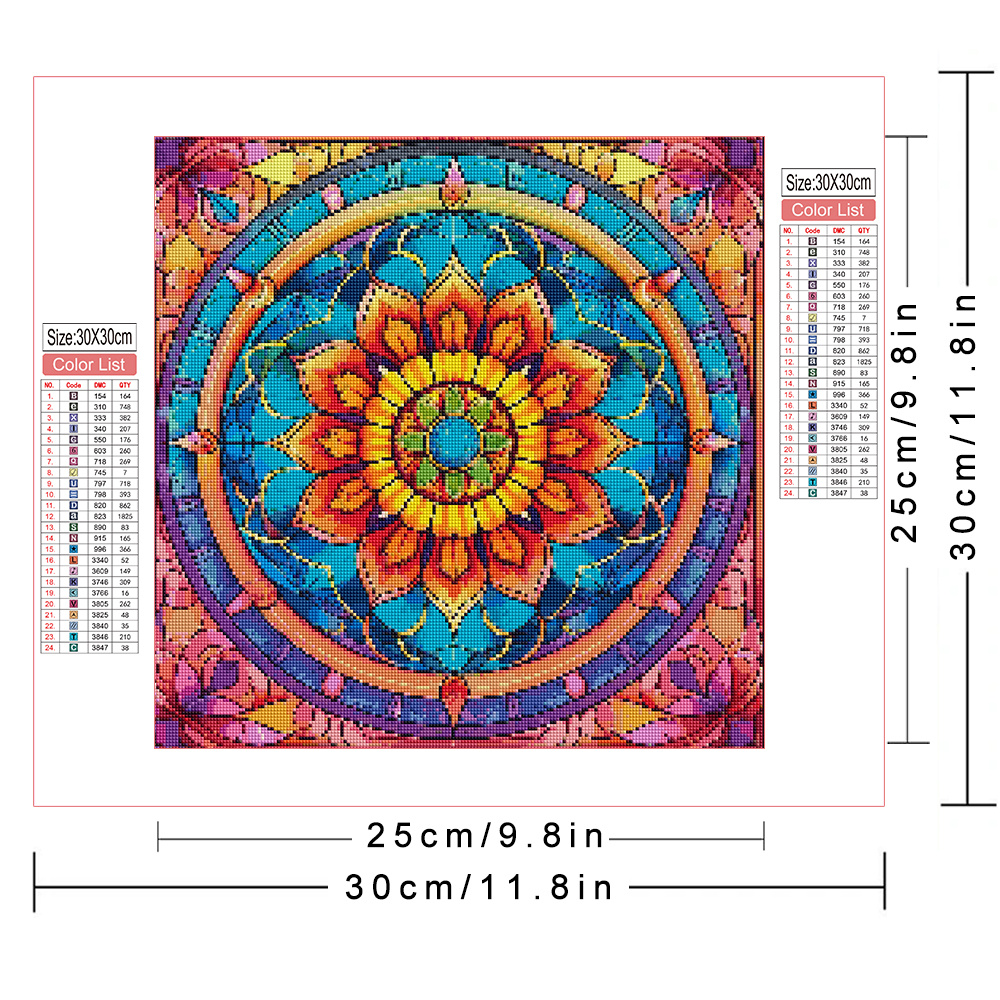 Diamond Painting Mandala Flowe - Photo Mosaic Print avis et prix