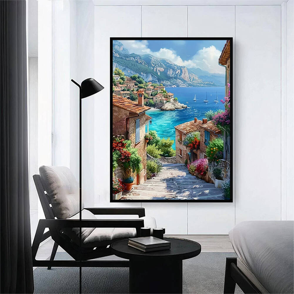 1pc frameless  Diamond Paintin - Photo Mosaic Print avis et prix