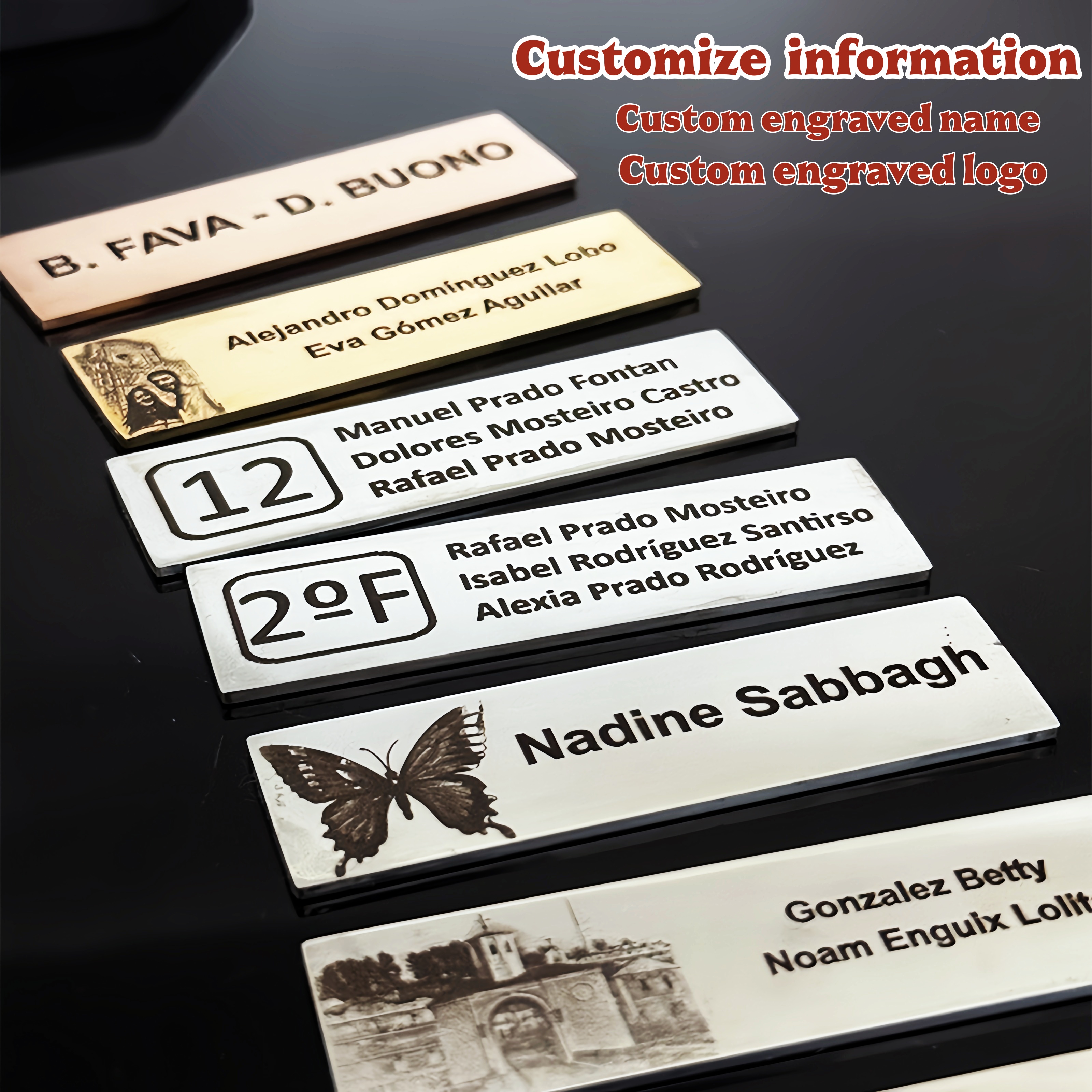 70x20mm Personalize Custom Met - Personalized Name Box avis et prix