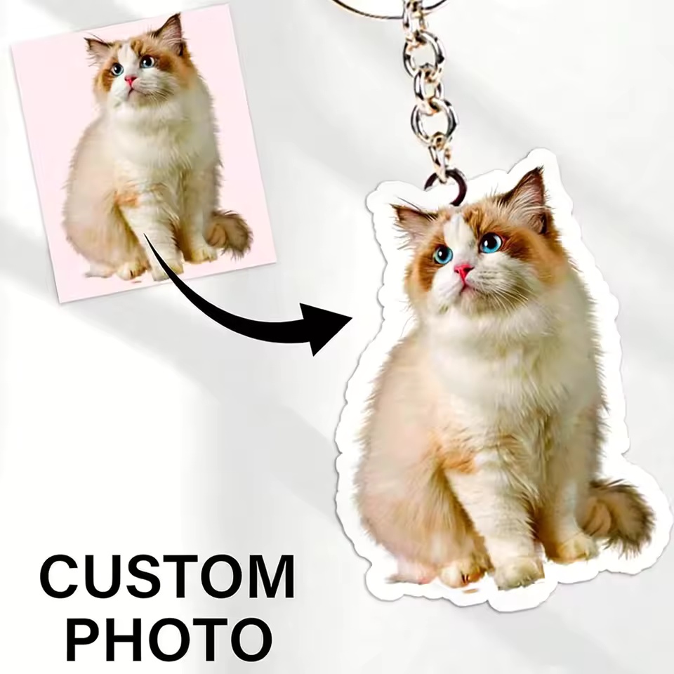Customized keychain pet Cat Do - Pet Portrait Custom avis et prix