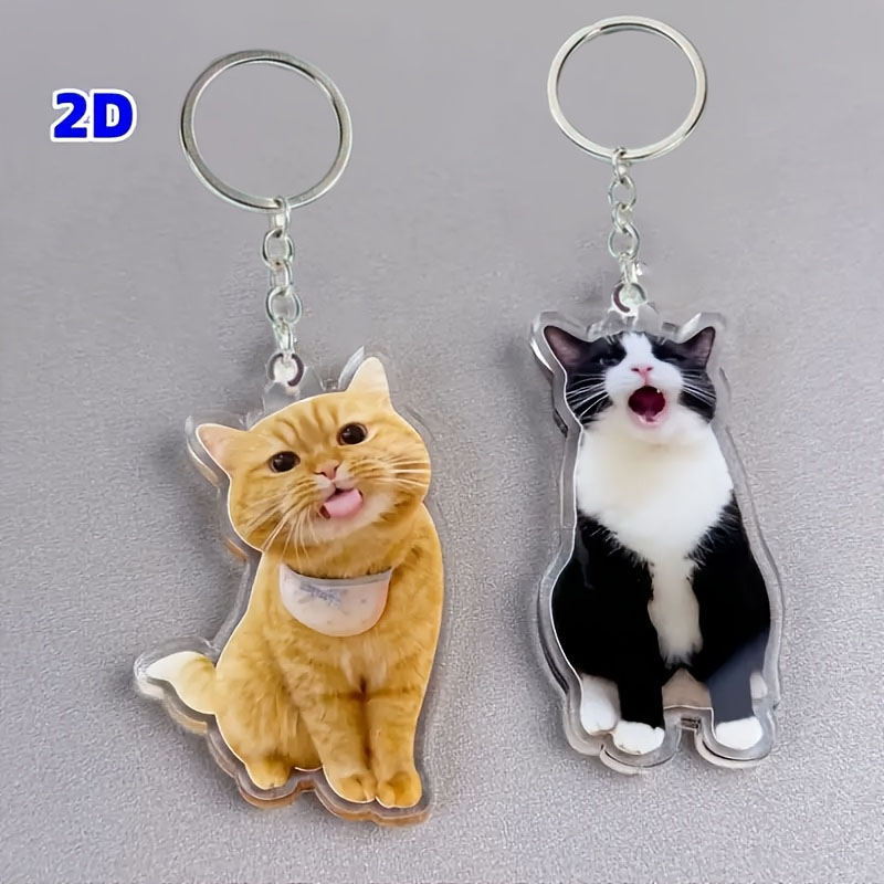 Customized keychain pet Cat Do - Pet Portrait Custom avis et prix