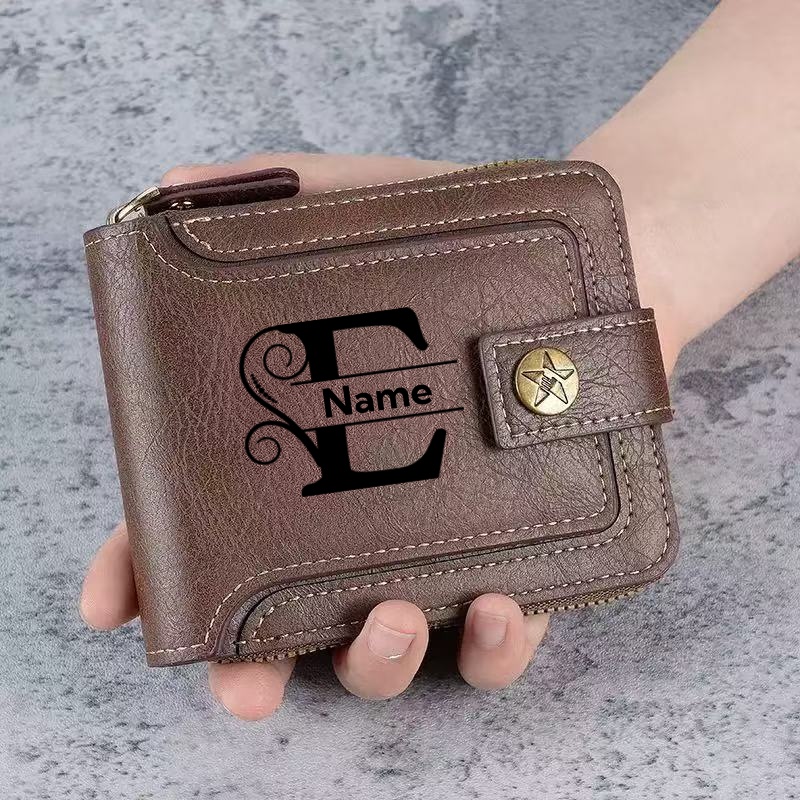 Men's Custom Wallet - Personal - Personalized Name Box avis et prix