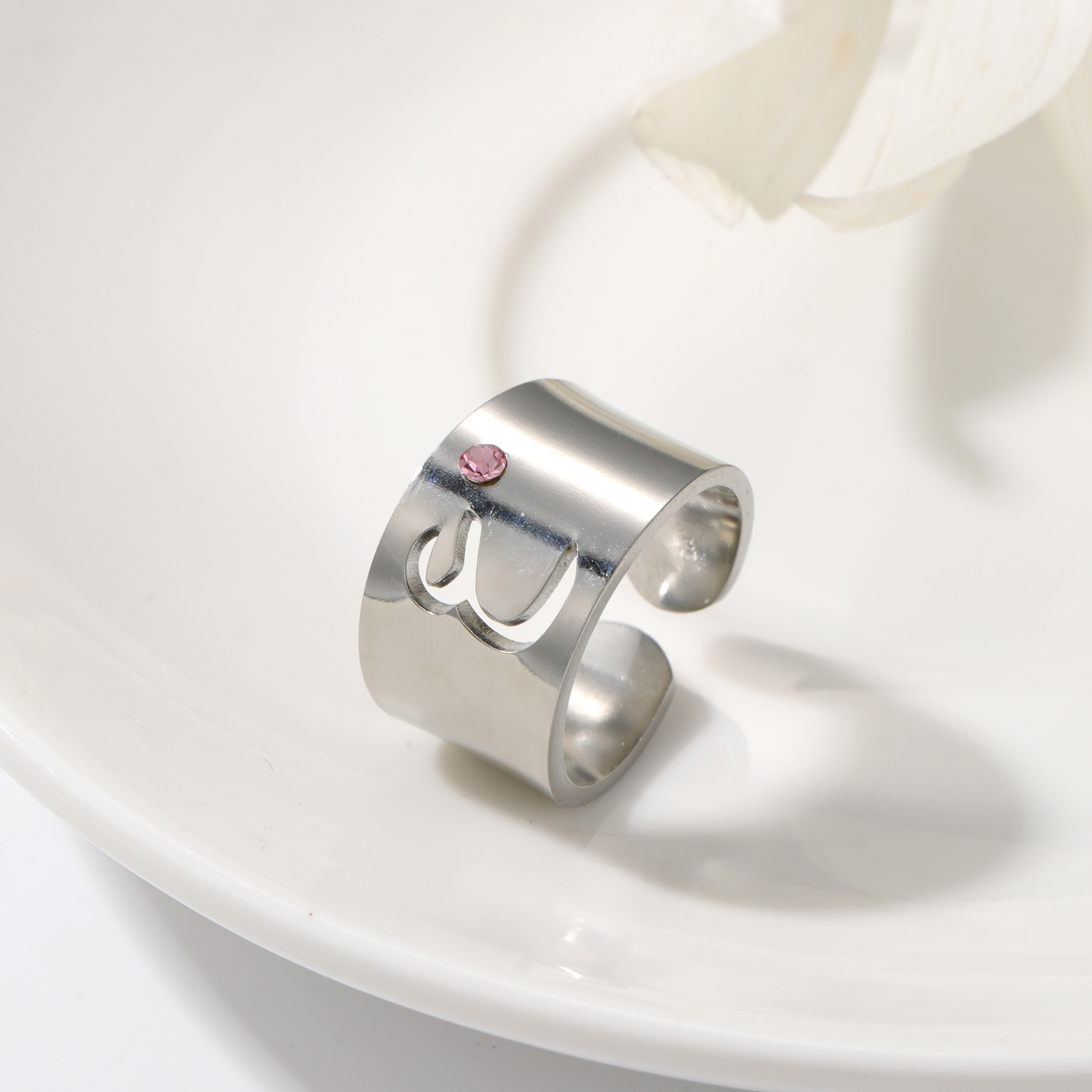 Arabic Initial Ring Personaliz - Initial Ring Custom avis et prix