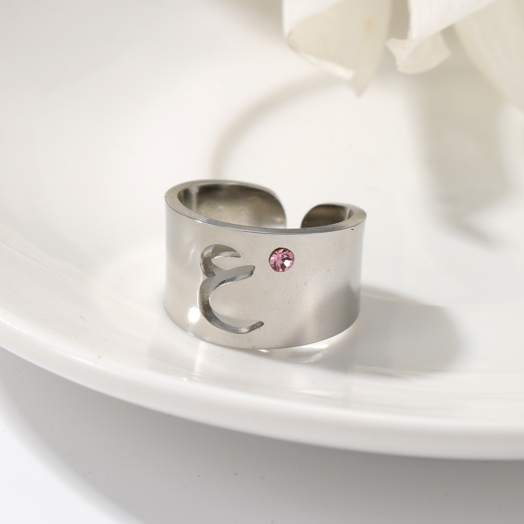 Arabic Initial Ring Personaliz - Initial Ring Custom avis et prix