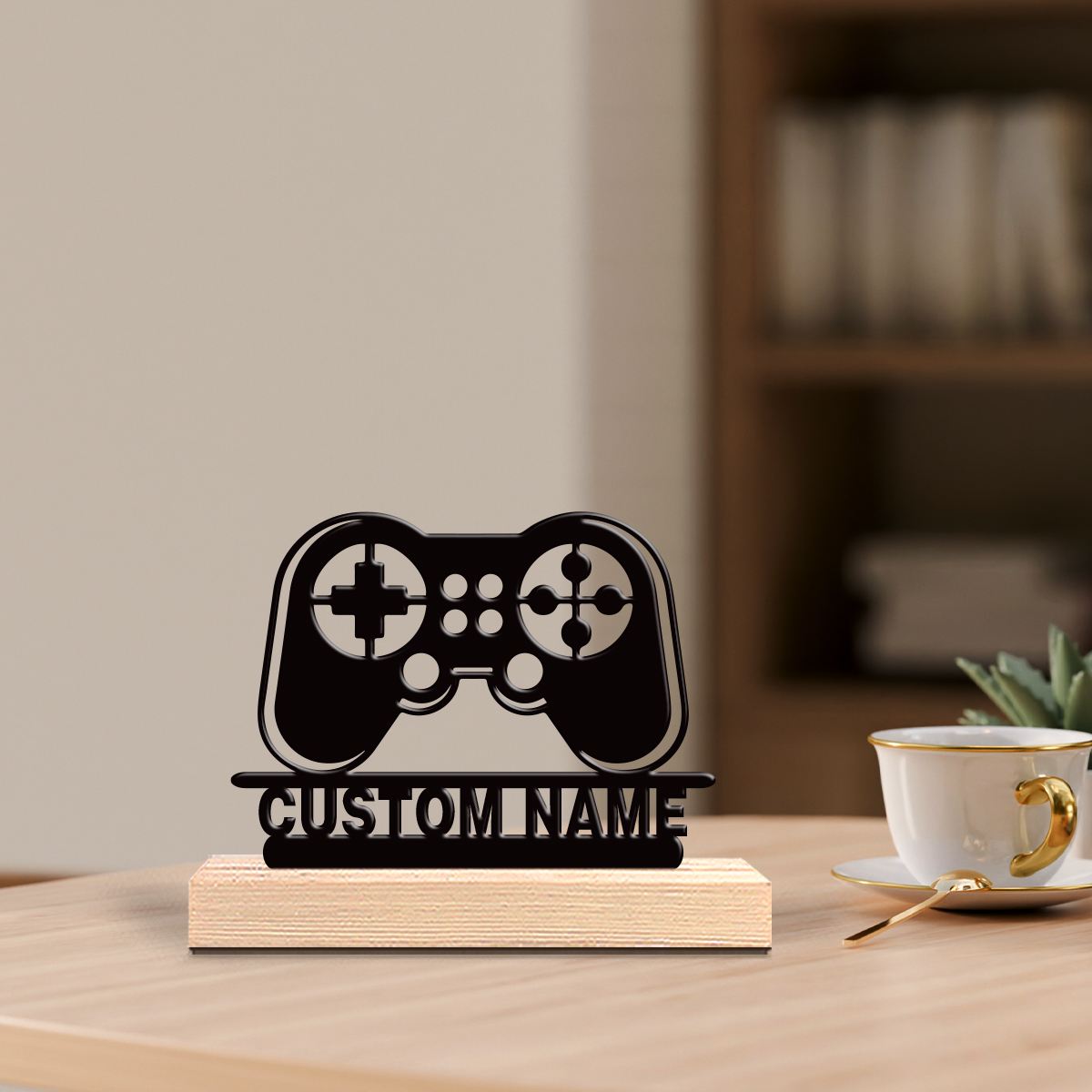 1pc Personalized Custom Game c - Engraved Wood Frame avis et prix