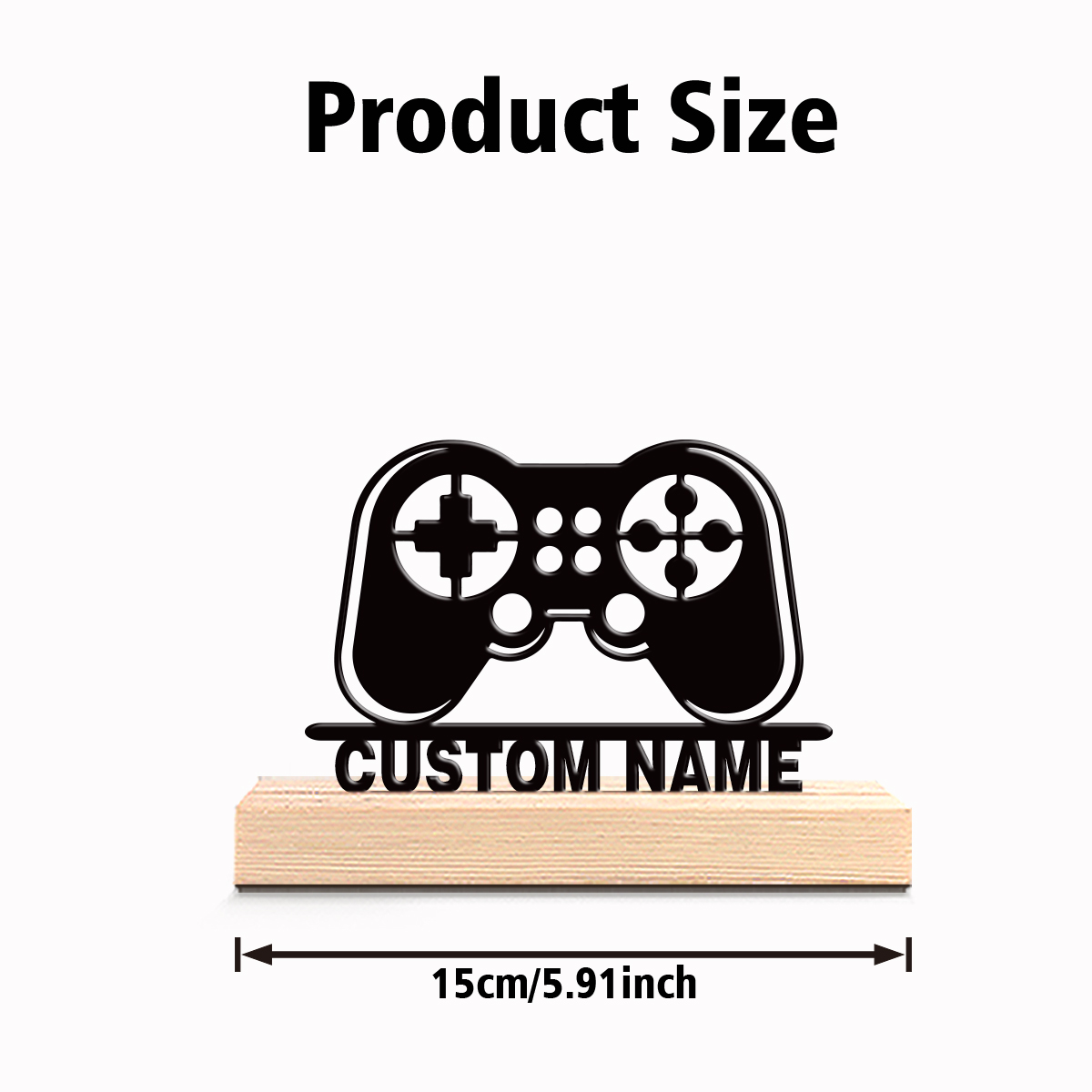 1pc Personalized Custom Game c - Engraved Wood Frame avis et prix