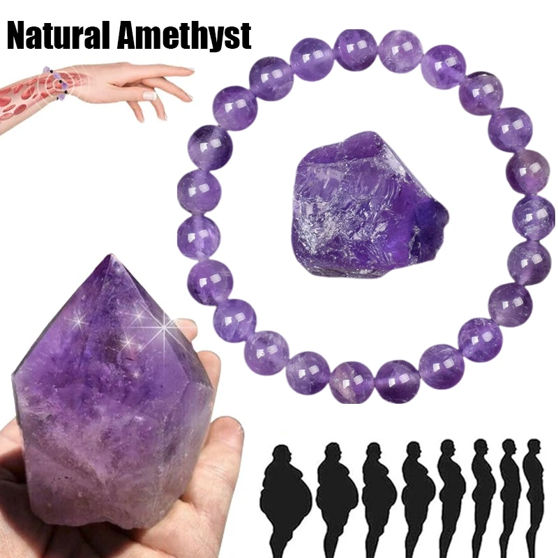 1Pcs Amethyst Body-purify Slim - Coordinates Bracelet avis et prix