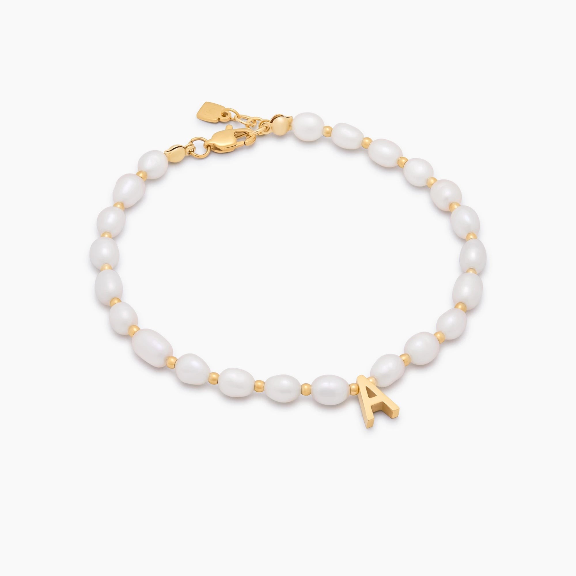 Custom PEARL INITIAL CHARM BRA - Initial Ring Custom avis et prix