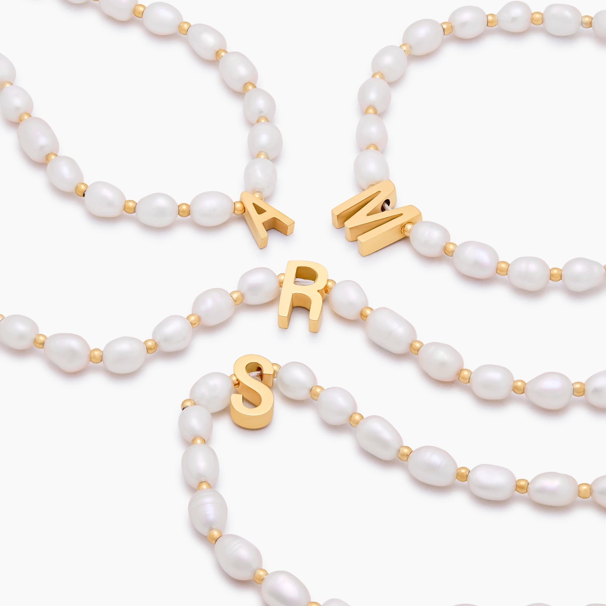 Custom PEARL INITIAL CHARM BRA - Initial Ring Custom avis et prix