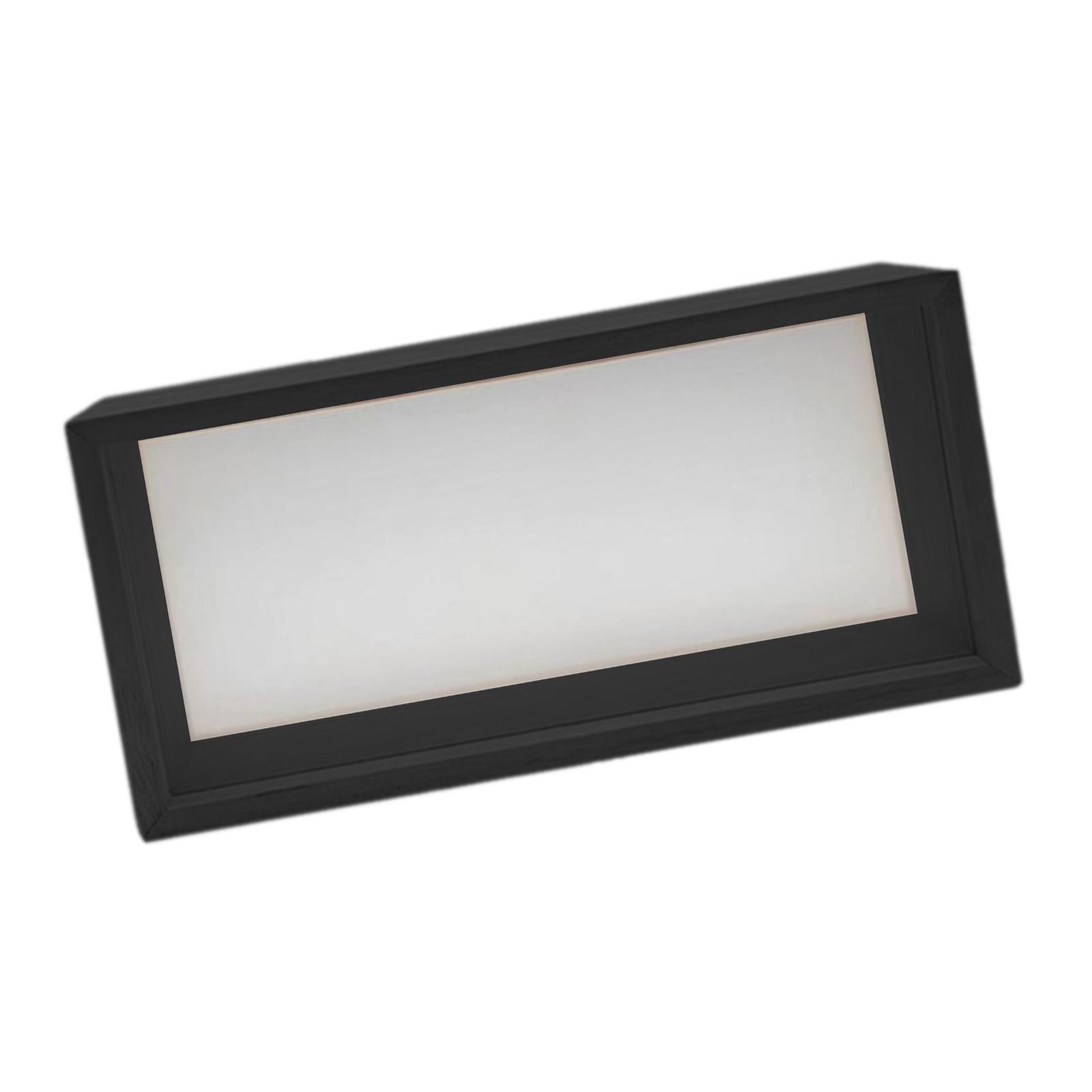 Decorative Floating Shadow Box - Engraved Wood Frame avis et prix