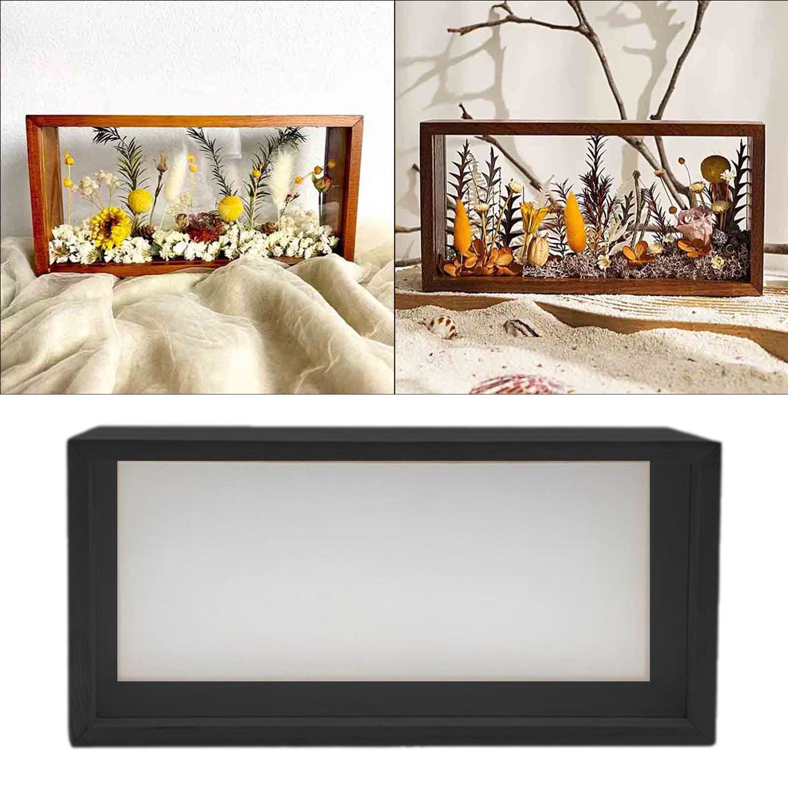 Decorative Floating Shadow Box - Engraved Wood Frame avis et prix