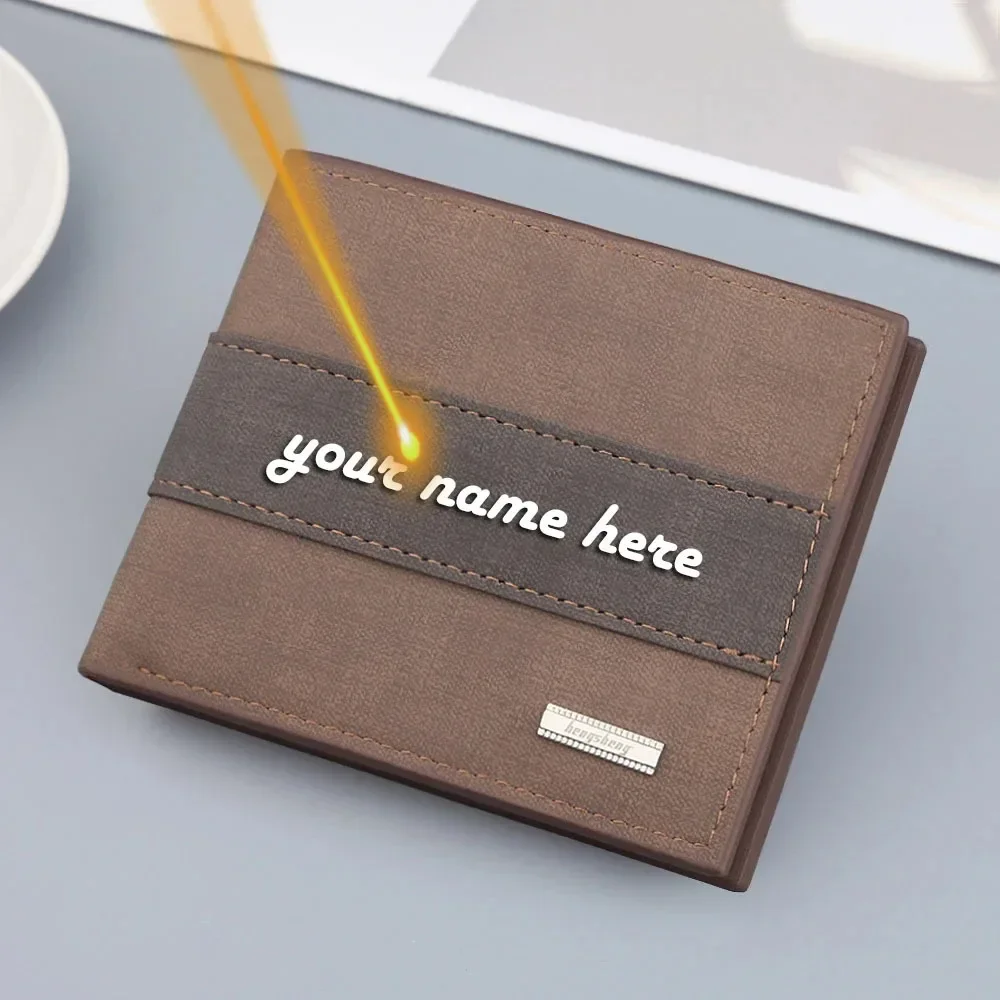 Custom Name Man Wallet Minimal - Personalized Name Box avis et prix