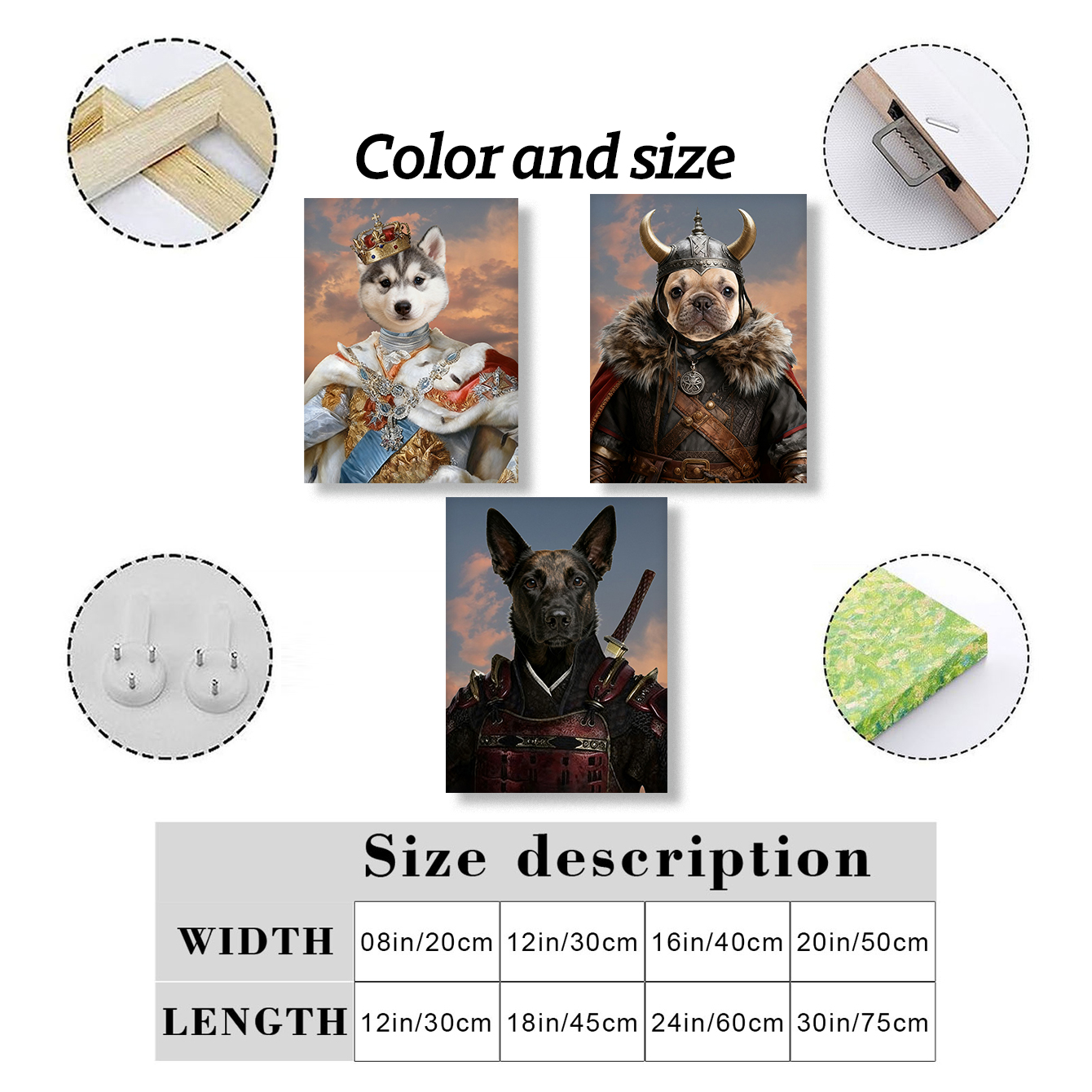 Customized Canvas Painting Roy - Pet Portrait Custom avis et prix
