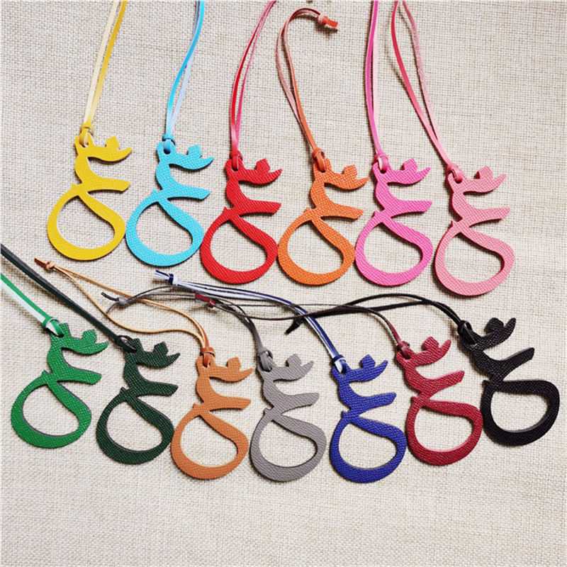 Natural Leather Keychain with  - Monogram Keychain Leather avis et prix