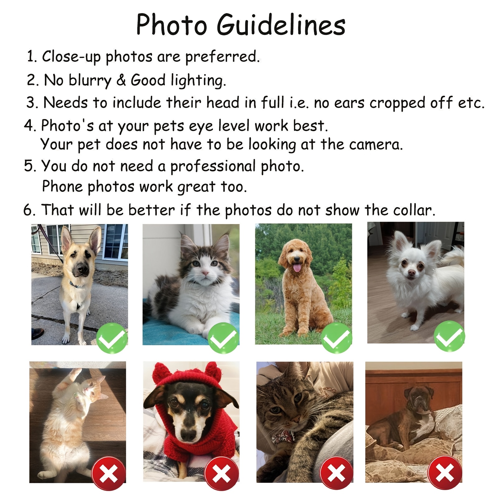 1PC 2D Flat Metal Tin Sign Cus - Pet Portrait Custom avis et prix