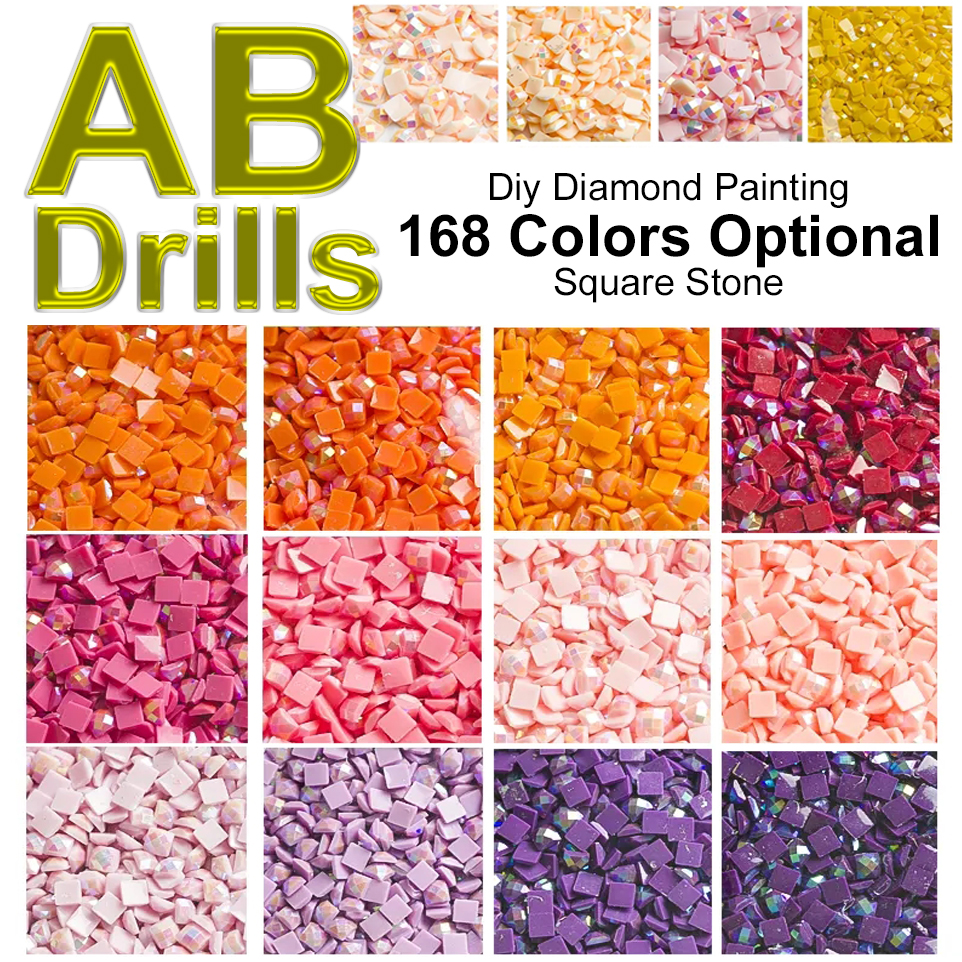 AB Square Stone Drills DIY Dia - Photo Mosaic Print avis et prix