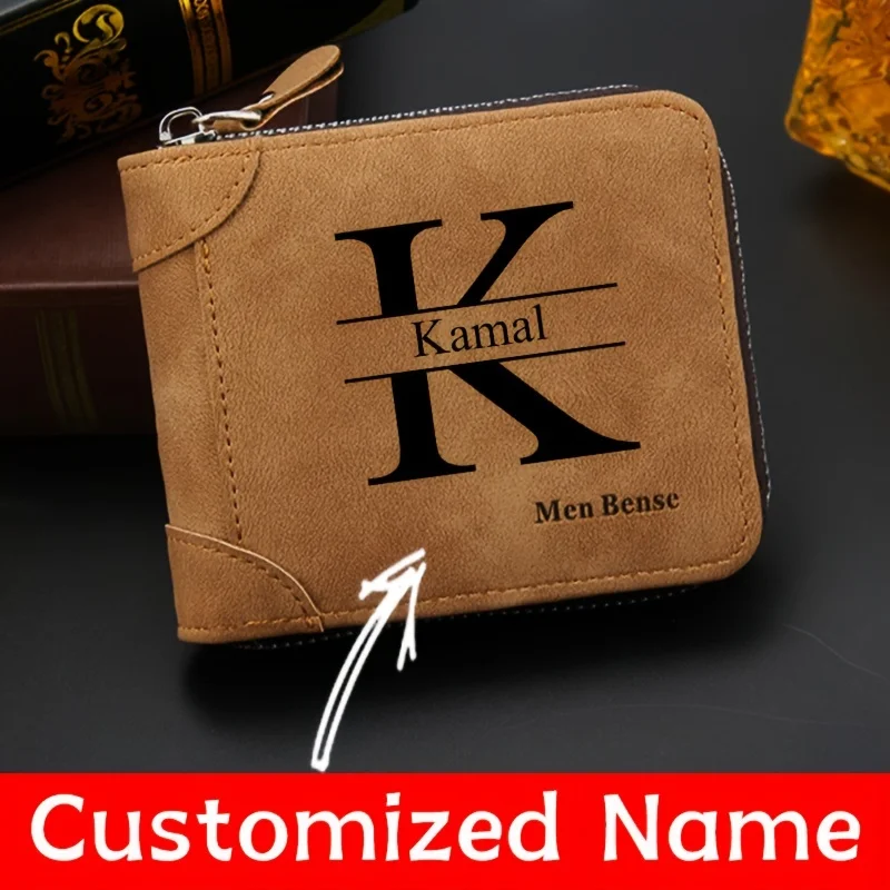 Customized Name Men's Wallet F - Personalized Name Box avis et prix