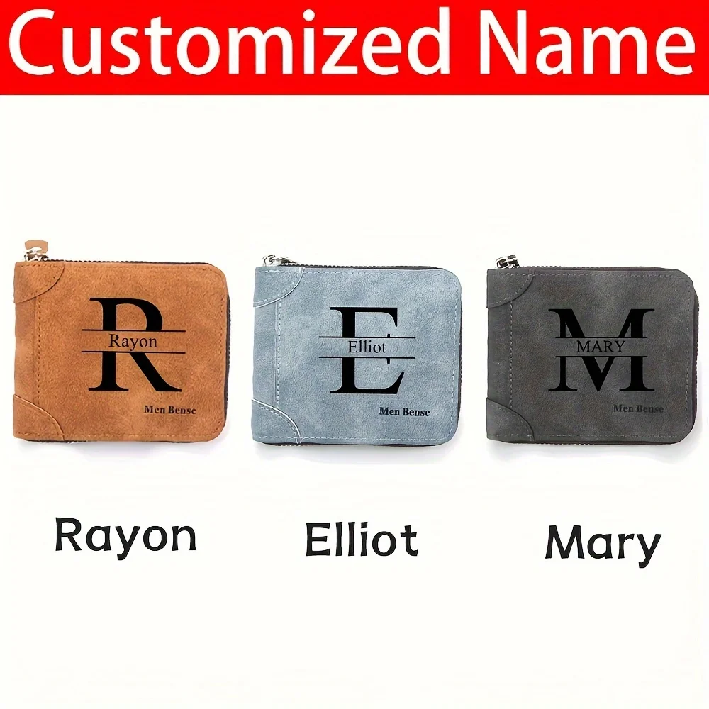 Customized Name Men's Wallet F - Personalized Name Box avis et prix