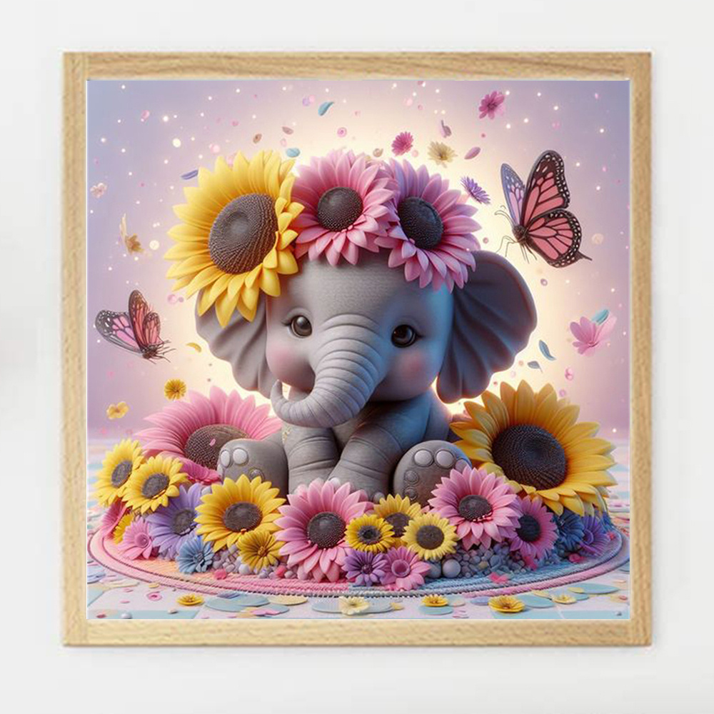 Evershine Elephant Diamond Pai - Photo Mosaic Print avis et prix