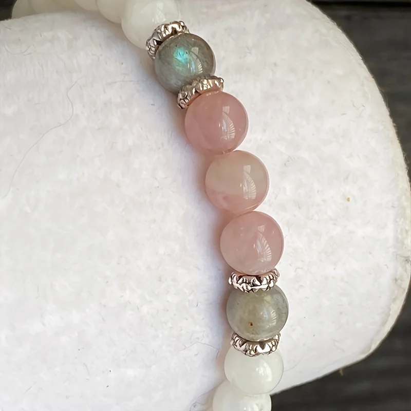 New Moonstone, Labradorite and - Coordinates Bracelet avis et prix