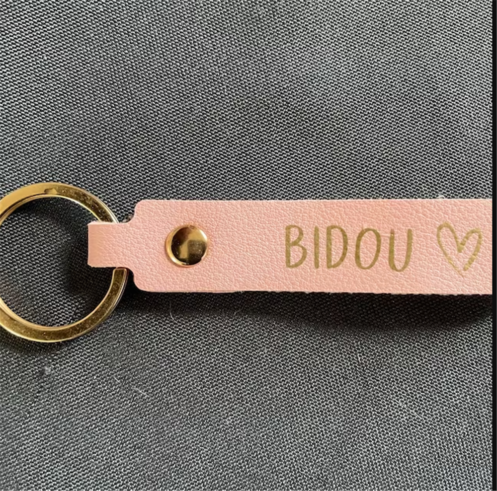 Personalized Leather Key Holde - Monogram Keychain Leather avis et prix