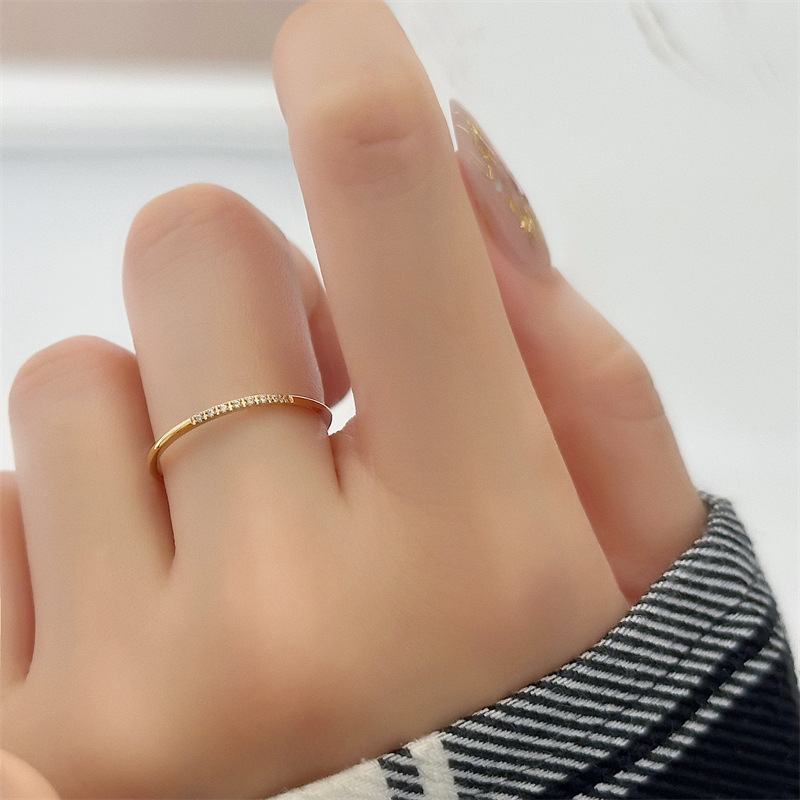 New Fashion stainless steel Cu - Initial Ring Custom avis et prix