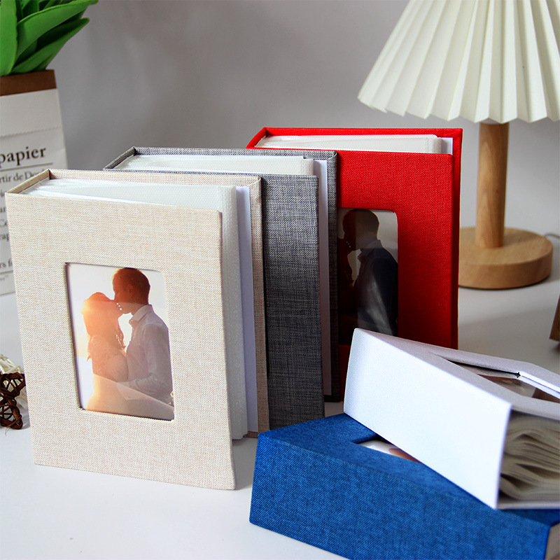 1 linen cover 6-inch photo alb - Custom Photo Book avis et prix