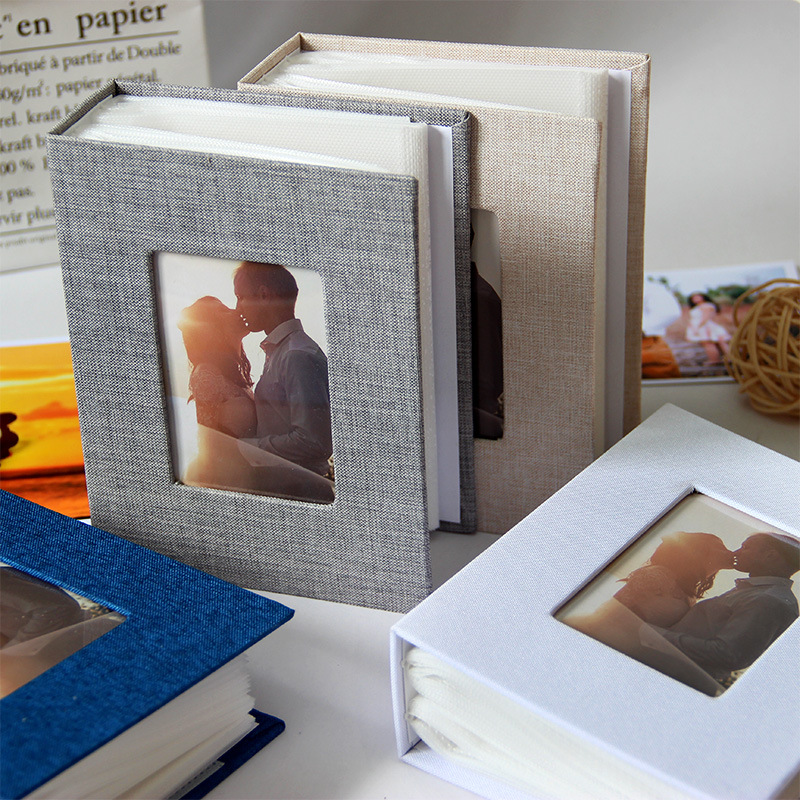 1 linen cover 6-inch photo alb - Custom Photo Book avis et prix