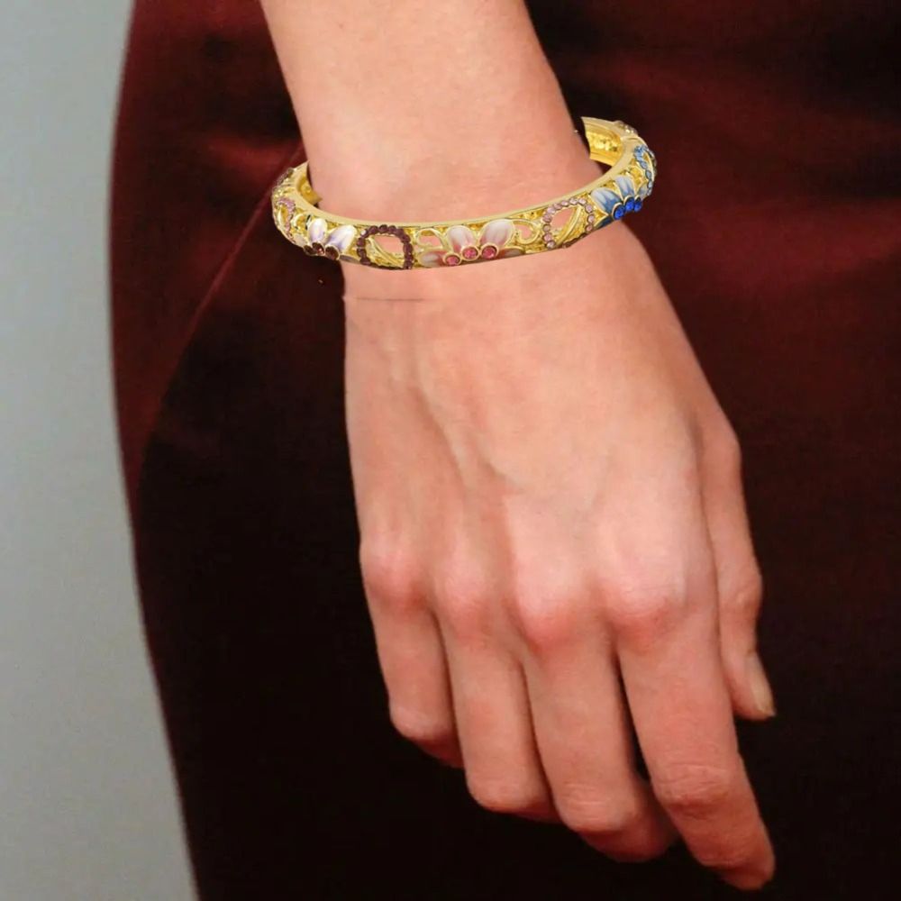 Double Bangle Vintage Cloisonn - Coordinates Bracelet avis et prix