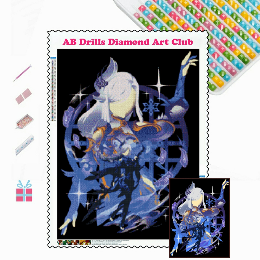 Genshin Impact 5D DIY AB Diamo - Photo Mosaic Print avis et prix