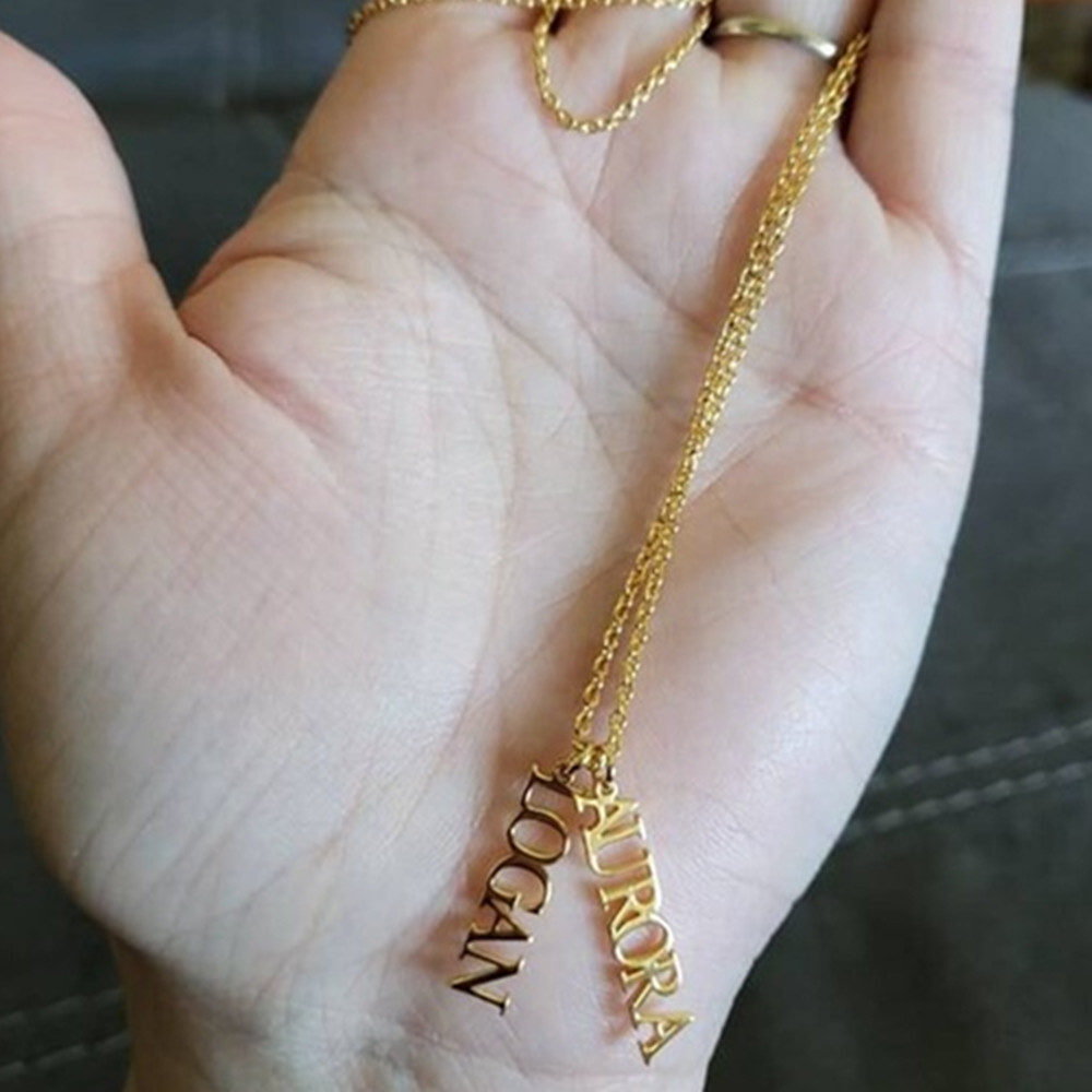 Custom Multiple Name Necklace  - Birth Flower Necklace avis et prix