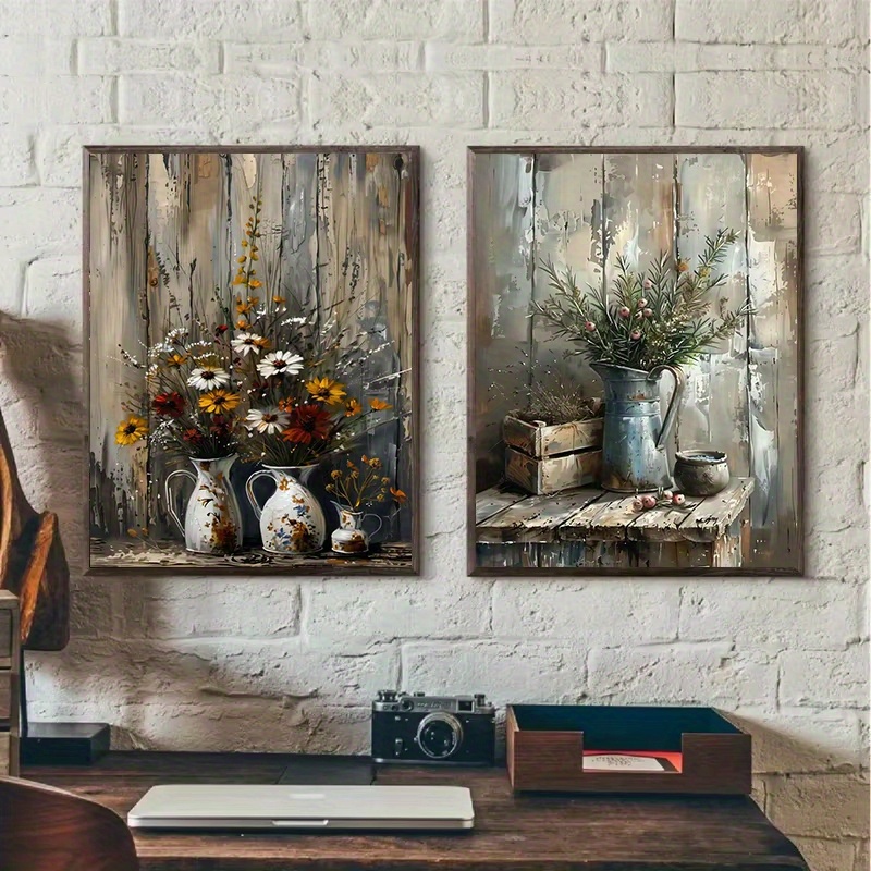 1pc Frameless  Retro Still Lif - Family Tree Print avis et prix