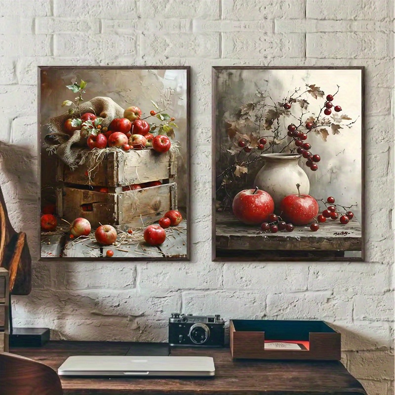 1pc Frameless  Retro Still Lif - Family Tree Print avis et prix