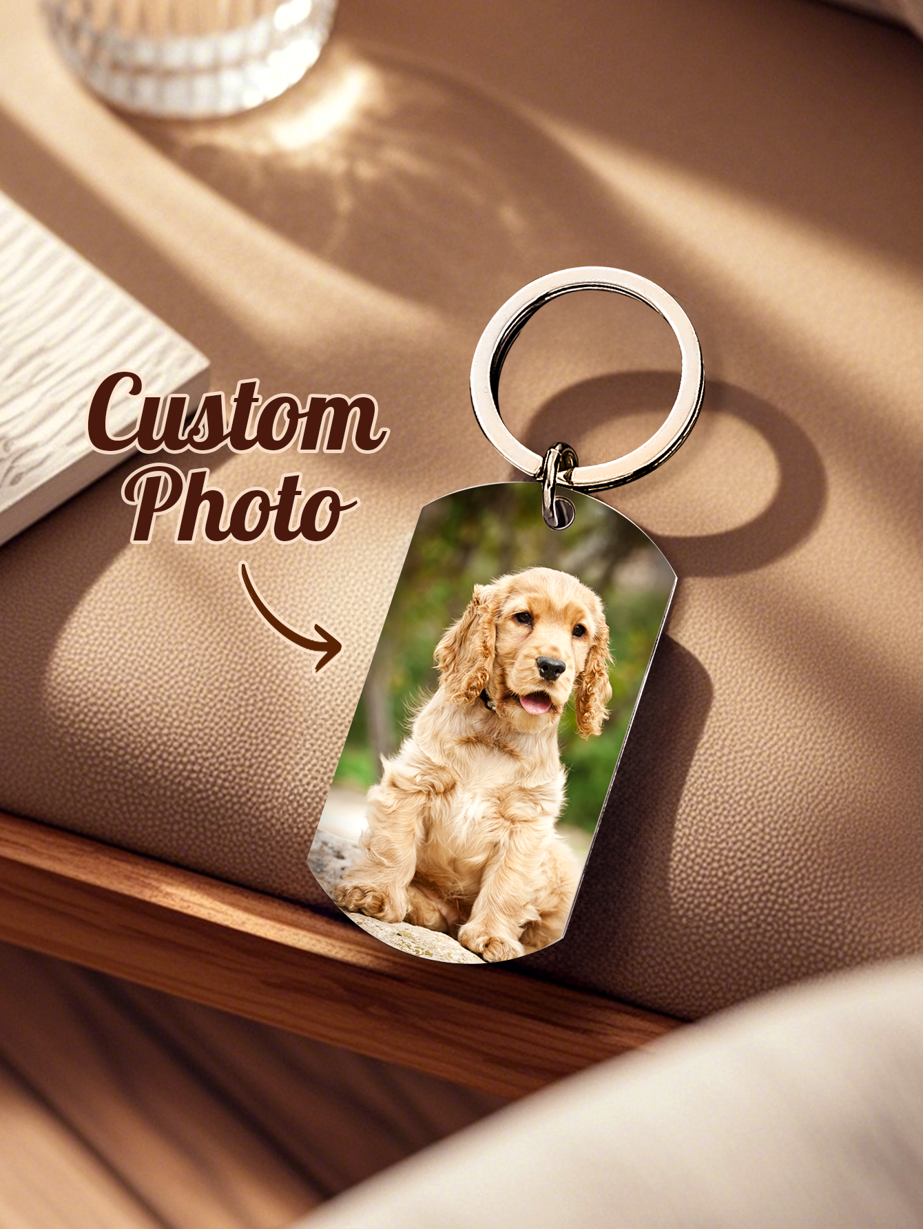 Personalized Pet Photo Keychai - Pet Portrait Custom avis et prix