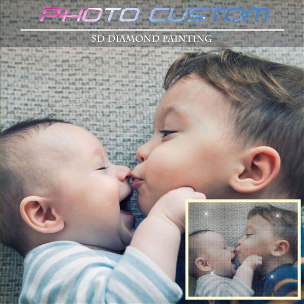 HUACAN Customized Photo 5D Diy - Photo Mosaic Print avis et prix