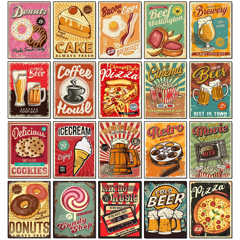 5D Diamond Painting Food Poste - Photo Mosaic Print avis et prix
