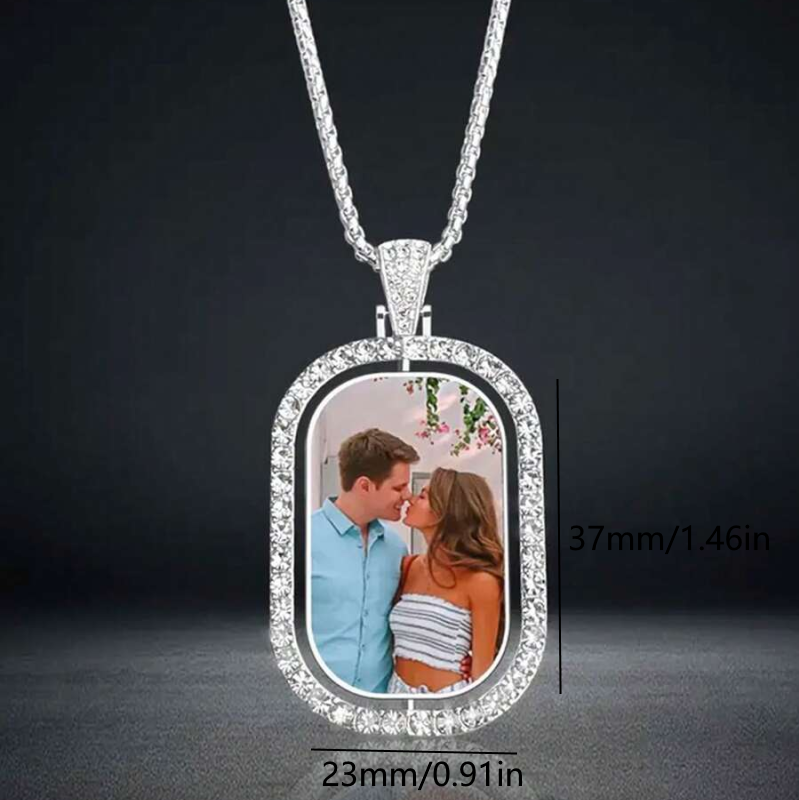 Custom photo pendant necklace, - Pet Portrait Custom avis et prix